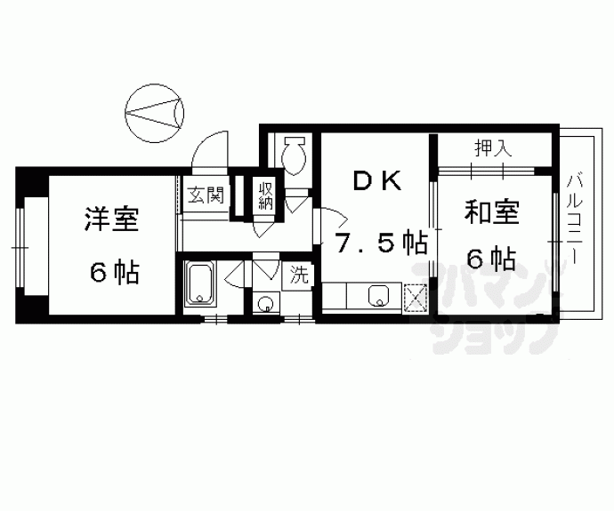 【ボヌール】間取