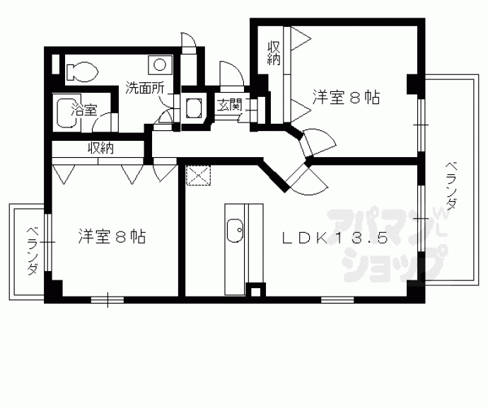 【メゾンカシーノ】間取