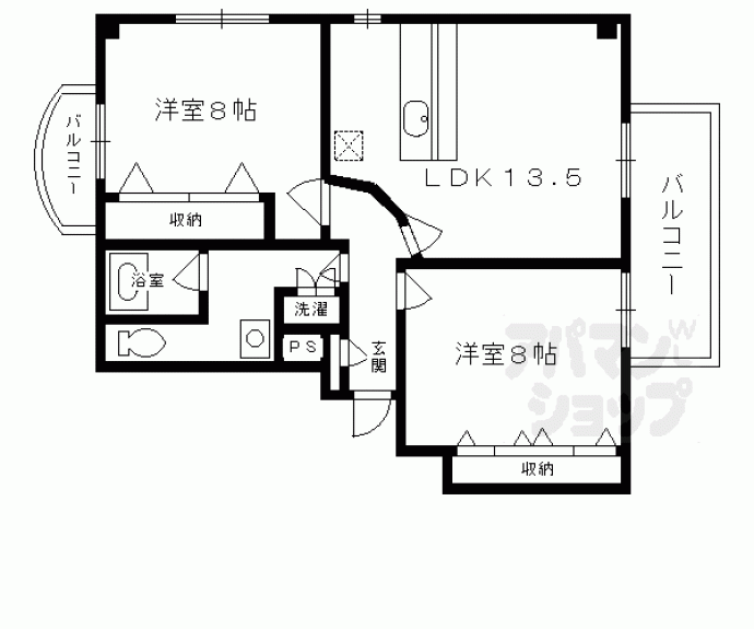 【メゾンカシーノ】間取