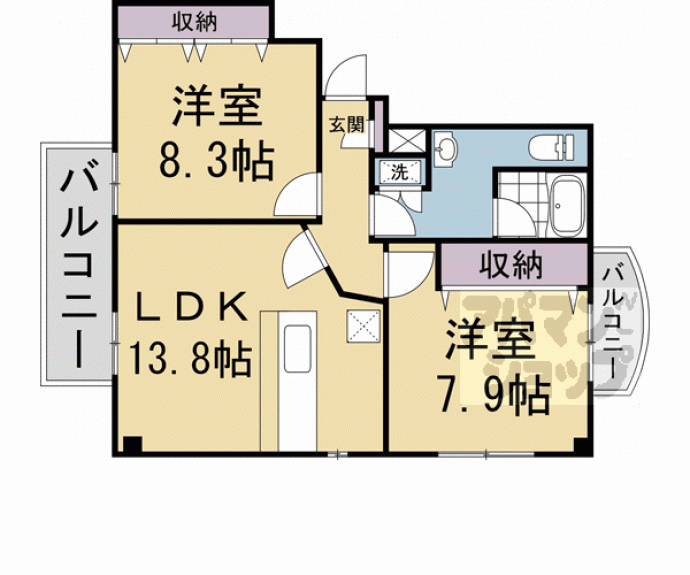 【メゾンカシーノ】間取