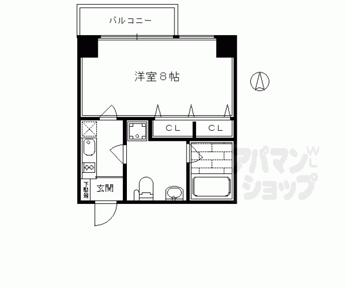 【プレサンスＮＥＯ京都烏丸】間取