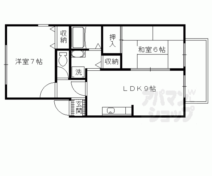 【ハイカムールみず】間取