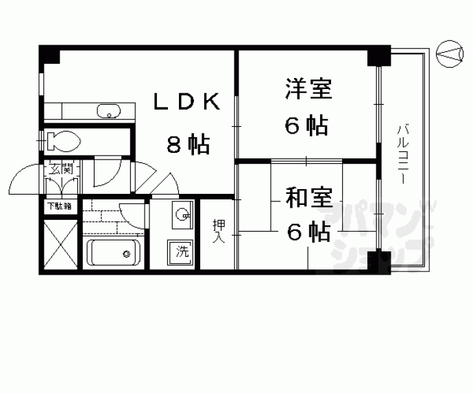 【シルバン吉祥院】間取