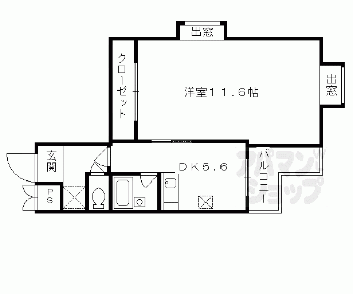 【エクシード五条】間取