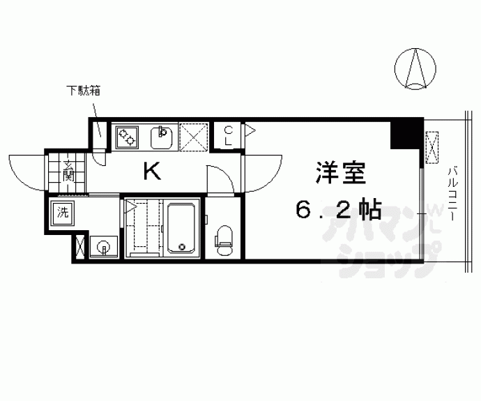 【アスヴェル京都西七条】間取