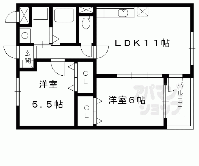 【パラドール菱川】間取