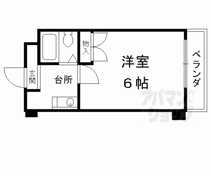 【第２２長栄エバグリーン桂川】間取