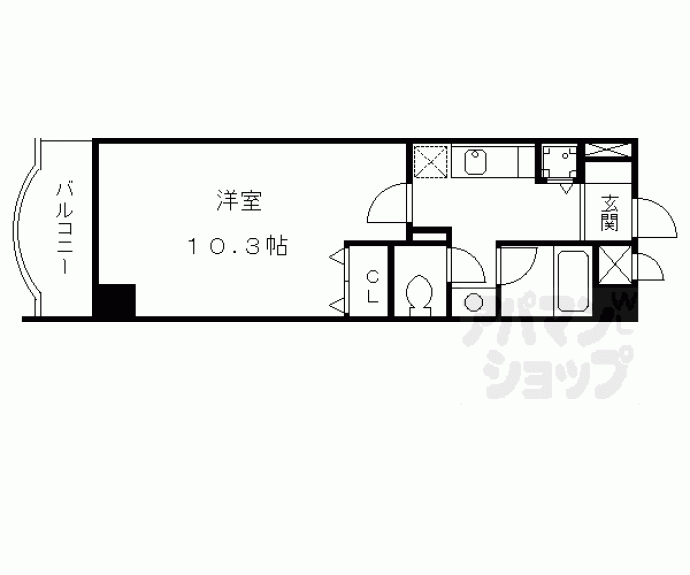 【シャルト椥辻】間取