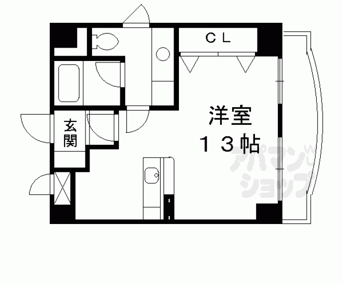 【シャルト椥辻】間取