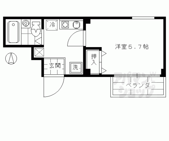 【コーポラス竹内】間取