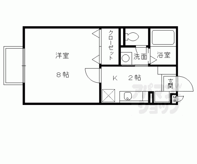 【アビタシオン・グラート】間取