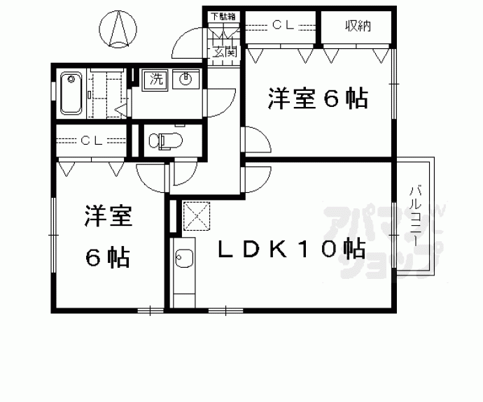 【アドラブール岩井】間取