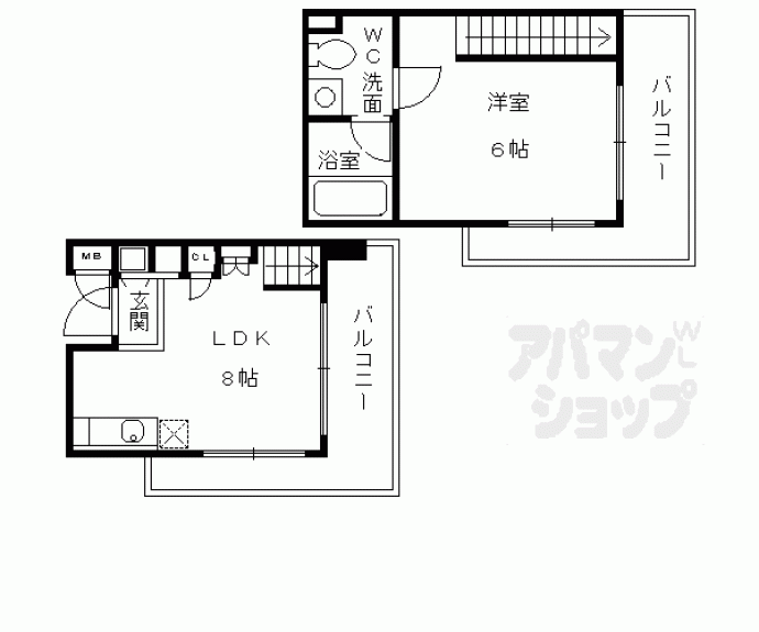 【フレシールＴＨＨ】間取