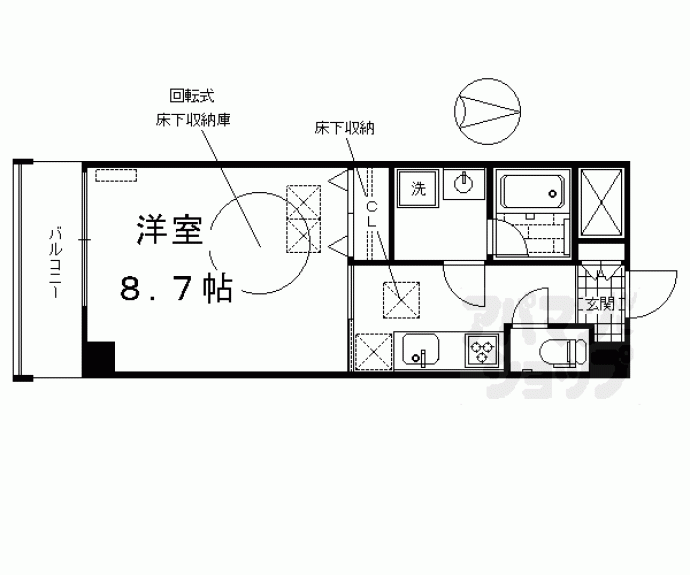 【スールバリエルネス壬生川】間取