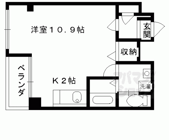 【スターウィン烏丸七条】間取