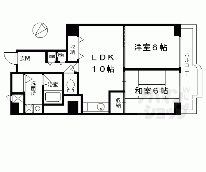 【正和フラット淀】間取