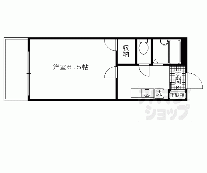 【レオパレス伏見桃山】間取