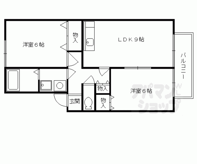 【セジュール妙楽】間取