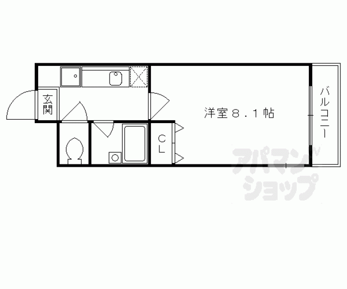 【向島本丸町マンション】間取