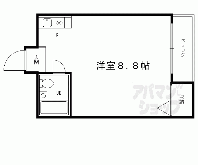 【メイゾン油小路】間取