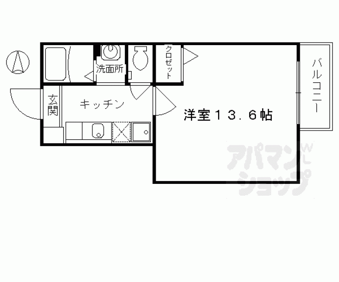 【プエンテ東山】間取