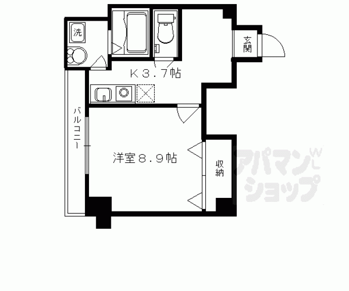 【シャトル京都駅】間取