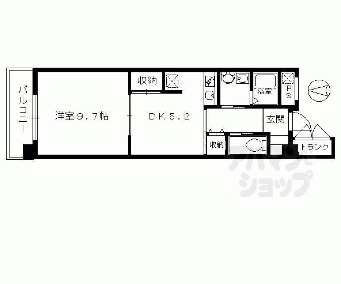 【プレアデス桃山】間取