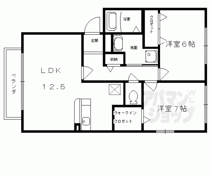 【サンシルク桂南】間取