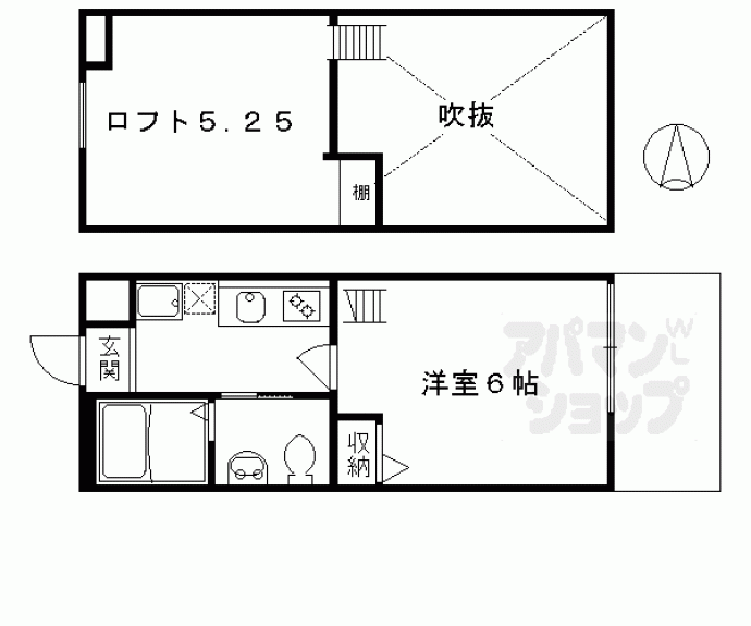 【ロフティ北花山Ⅱ】間取