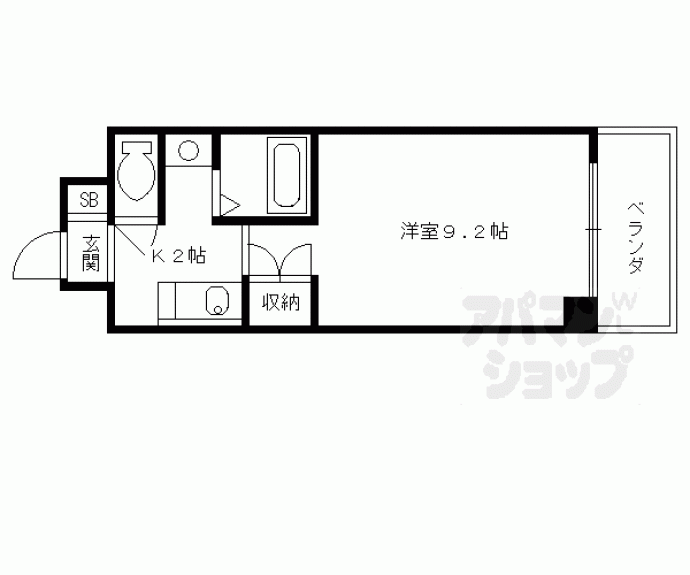 【サンシード桃山】間取