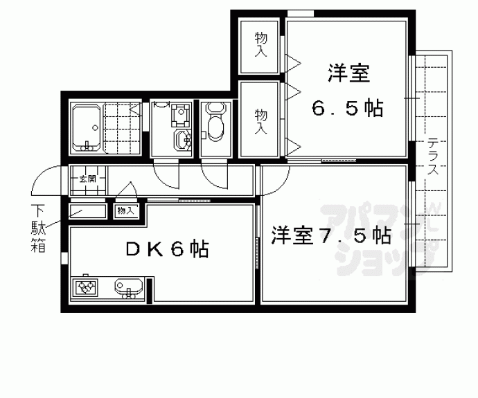 【シャーメゾン香音】間取