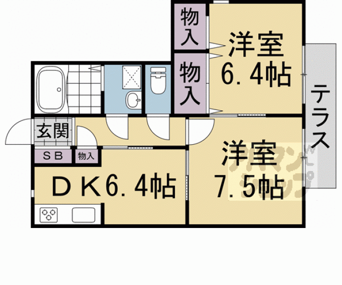 【シャーメゾン香音】間取