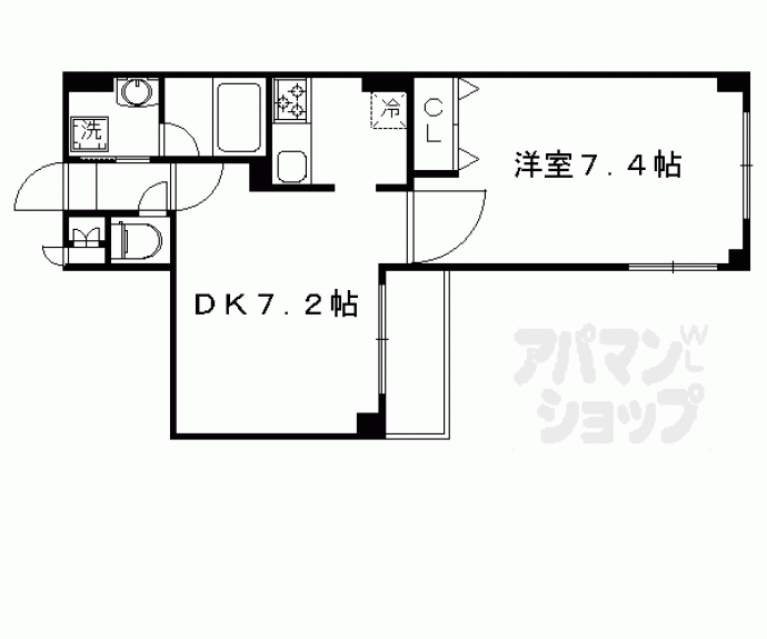 【フォルム五条通り】間取