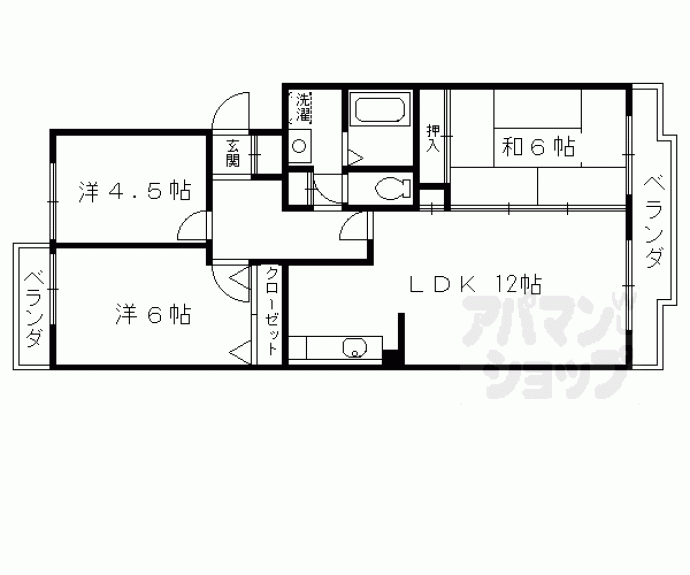 【ハイランドヒル一里山】間取