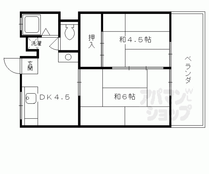 【コーポ石原】間取