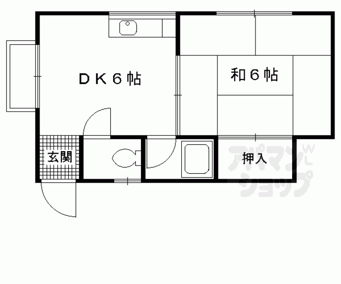 【コーポエレガン】間取