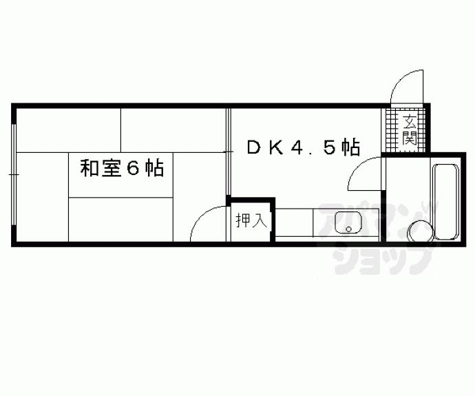 【ベルエール桃山　Ａ棟】間取