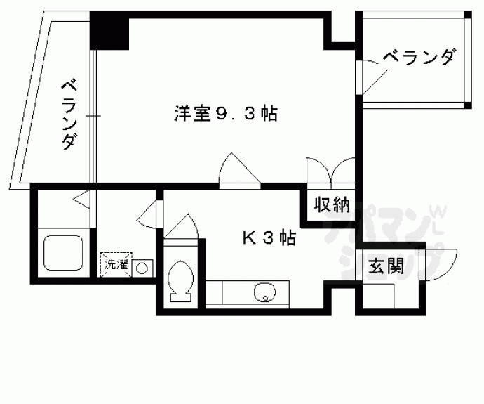 【レドモンド烏丸】間取