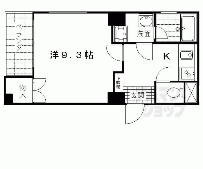 【レドモンド烏丸】間取