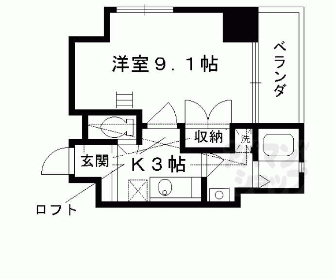 【レドモンド烏丸】間取