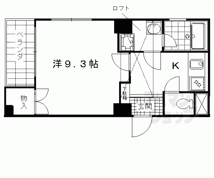 【レドモンド烏丸】間取