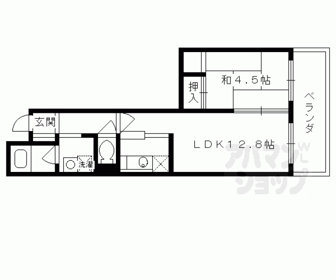 【パインフィールド七条】間取