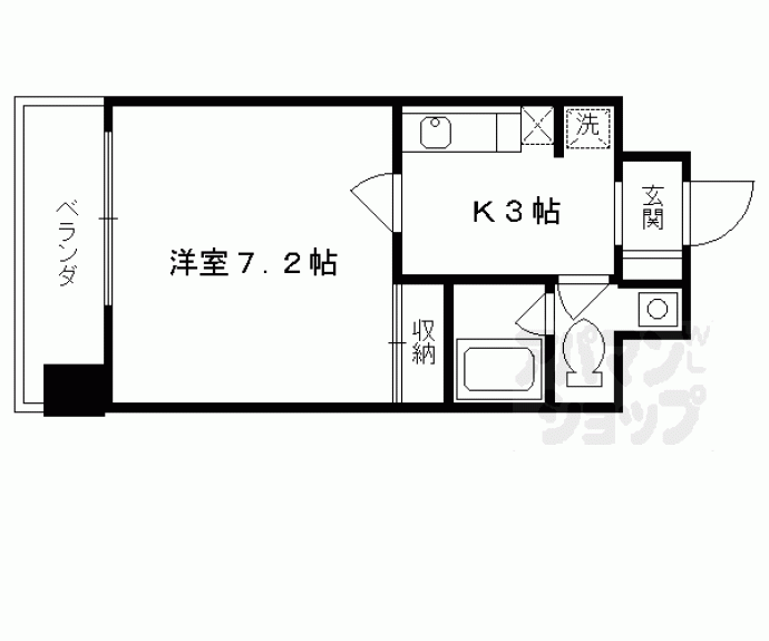 【グランドパレス西大路】間取