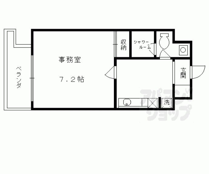 【グランドパレス西大路】間取