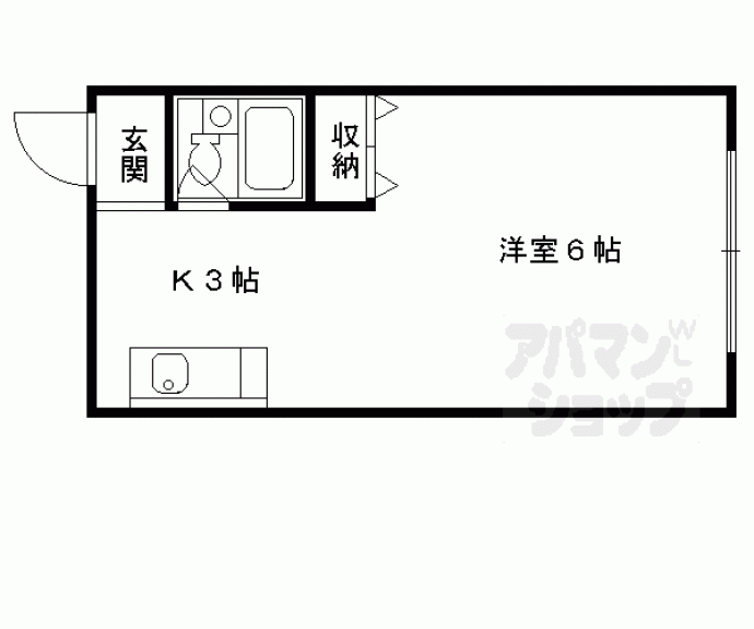 【竹田マンション】間取