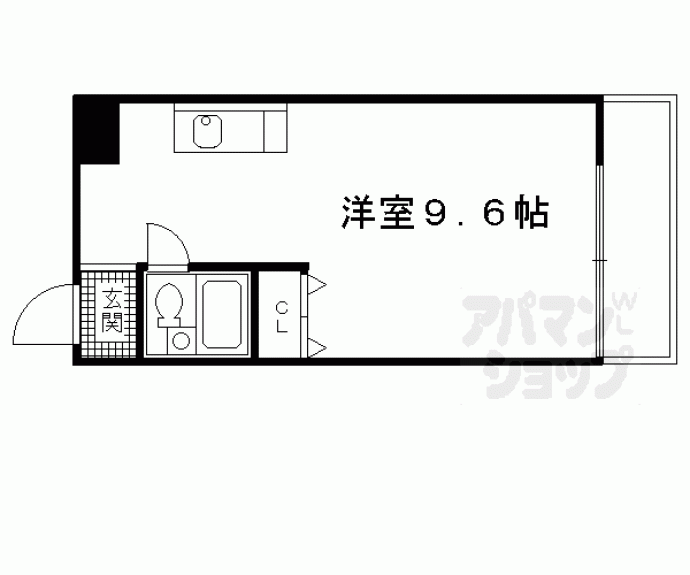 【竹田マンション】間取