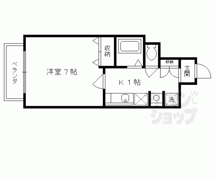 【スワンズ京都セントラルシティ】間取