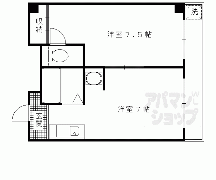 【第２グランドールＭＩＹＡＧＡＷＡ】間取