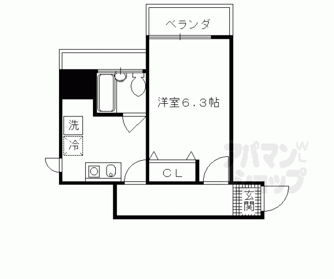 【パインフィールド日ノ岡】間取