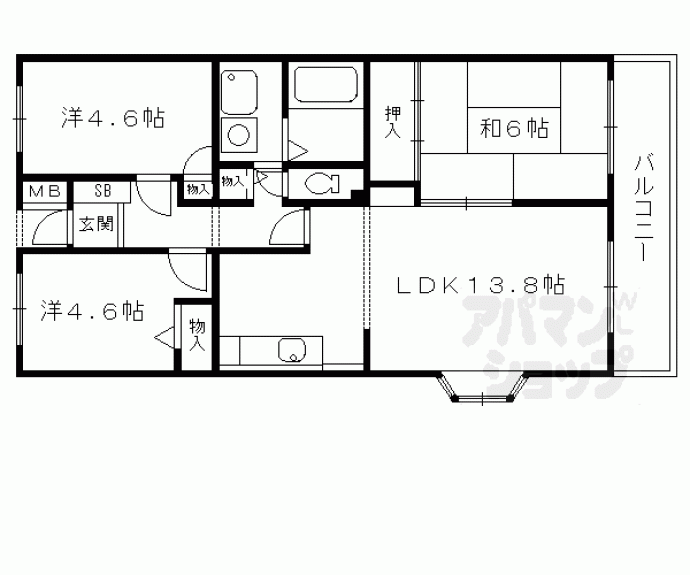 【レオパルド】間取